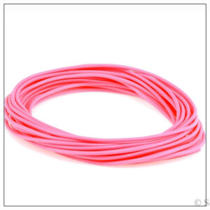 Gummisnøre synt.3mm mættet pink 1meter