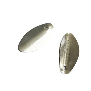 Vedhæng sterlingsølv blad 23X12 mm 2stk