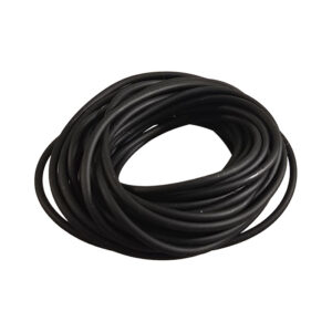 Gummisnøre synt.sort 2mm A 10meter