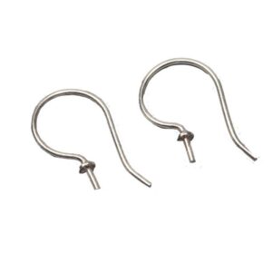 Ørekrog Sterlingsølv 3mm skål og stift, 1par