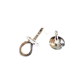 Perleophæng Sterlingsølv 3x0,51mm skål, 1par