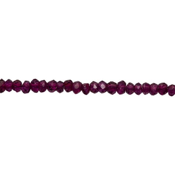 Rhodolit facet 2,8-3mm 42cm - Image 2
