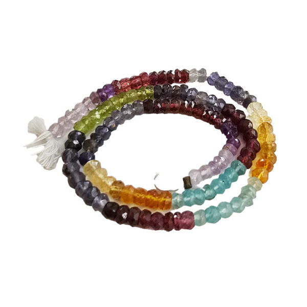 Mix kæde faceteret 4,9mm 1streng