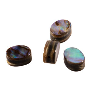 Abalone 6x8mm oval flad,