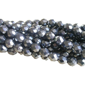 Glasperle hæmatit 8mm