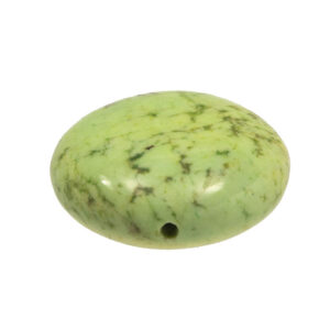 howlite lime rund flad 20x7,7mm 1stk