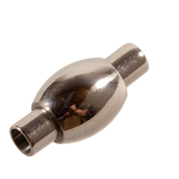 Magnetlås stål oval 3mm indv. længde 17mm