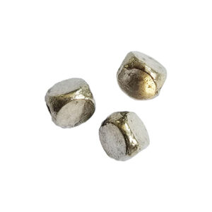 Perle Karensølv 3kantet u/møn 3,5x3,5. 3stk