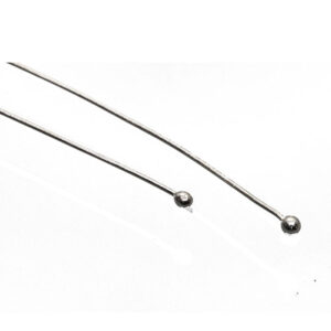 Perlestav/headpin Sterlingsølv 0,50x45mm/kugle 1,5mm