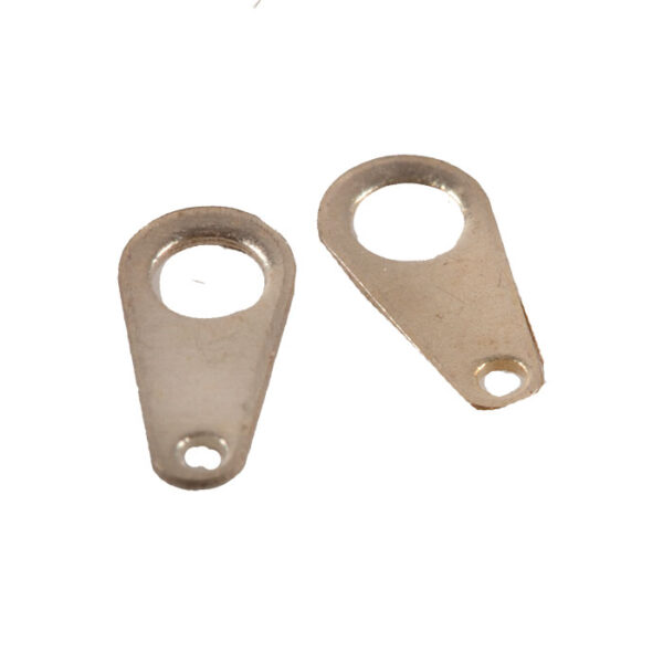 Pladelås , forsølvet , 8mm,