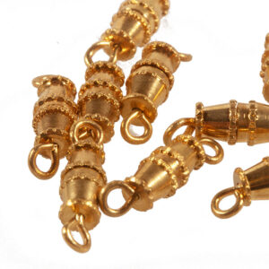 Skruelås forgyldt messing, 4x14mm,