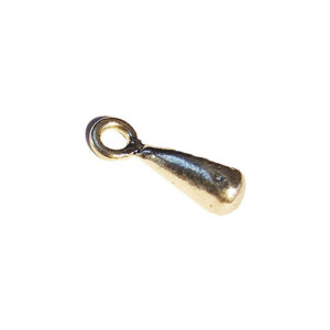 Vedhæng Karensølv dråbe glat 14x4mm 1stk
