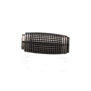 Magnetlås stål oval bumpy mønster 31x14mm indv.ca 8mm
