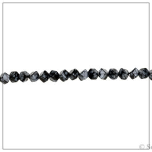 Obsidian snefnug 4x4mm frost dia 40cm