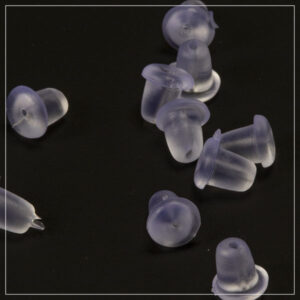 Bagmekanik blød plastik 5x6mm 100par