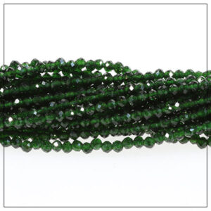 Grøn goldstone facet 2mm