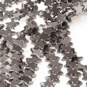 Hæmatit stjerne 8mm 1streng