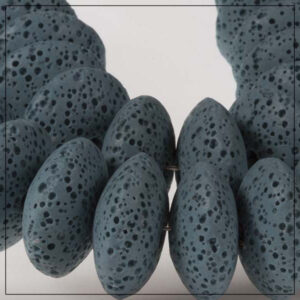 Lava abacus lys blå 21x11mm 13stk