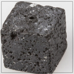 Lava 18x18mm poleret 1stk