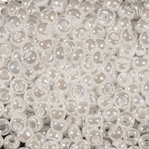 Miyuki glasperle 2mm, 11/0mm, Perle hvid