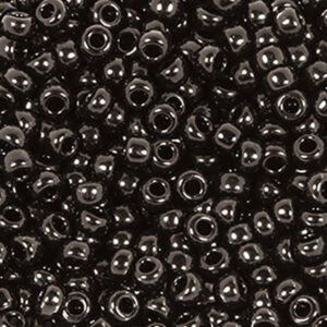 Miyuki perle 11/0 sort, 2mm