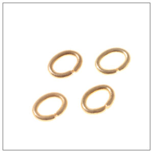 Øsken Sterlingsølv oval 6x4,5x1mm, 4stk.