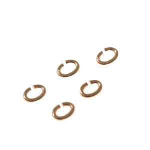 Øsken dbl oval 4,5x3x0,7mm, 10stk