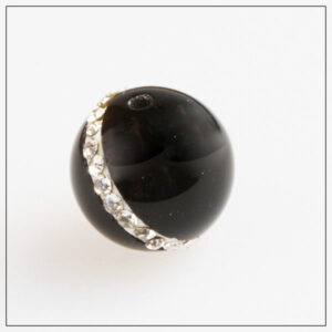 Onyx 10mm kugle m/cz bånd