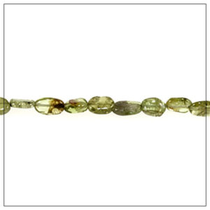 Peridot oval 8x6x3mm 45cm