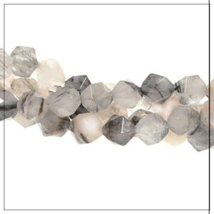 Rutilkvarts stor facet 6mm