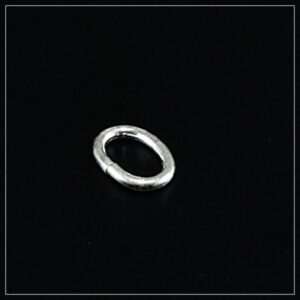 Øsken Sterlingsølv oval 7x5x1mm, 4stk