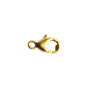 Karabinlås Sterlingsølv forgyldt 7,8mm, 1stk