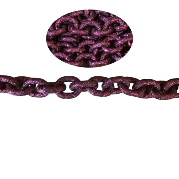 kæde aluminum farvet 14 x 5mm 1meter