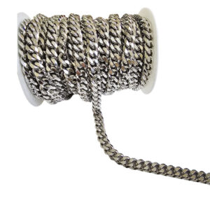 Panserkæde stål 11x4mm, 1meter