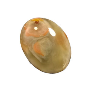 Cabochon grøn aragonit/calsite 30x40mm.