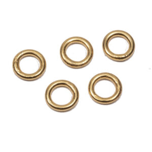 Øsken sterlingsølv 5x0,9mm 10stk LUKKET