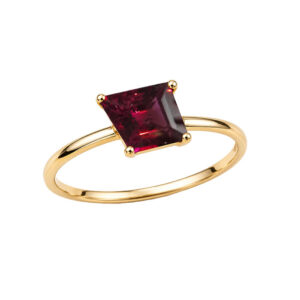 Indfatningsten faceteret granat 3,15 ct 7x8xx5mm 1stk